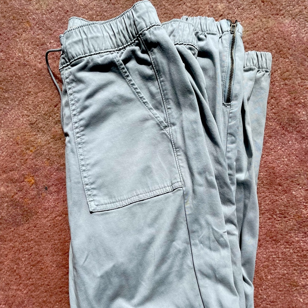 American Eagle zip leg joggers